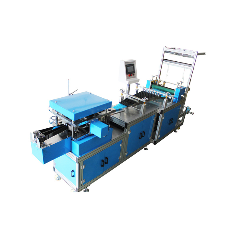 Plastic and non-woven cap machine