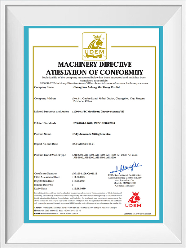 Certificates